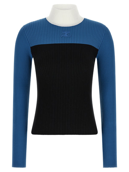 Courrèges Multicolor Viscose Cardigan
