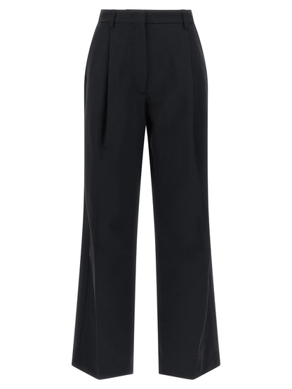 THELATEST Blue Polyester Casual Pants