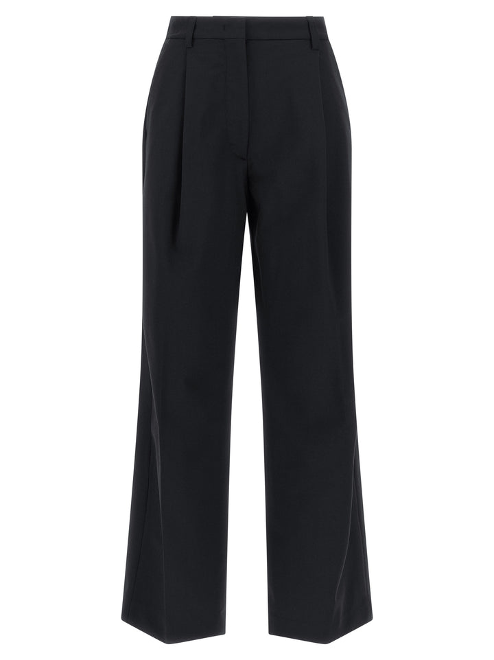 THELATEST Blue Polyester Casual Pants
