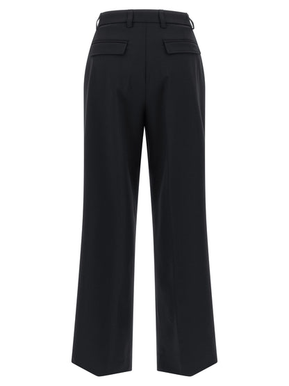 THELATEST Blue Polyester Casual Pants