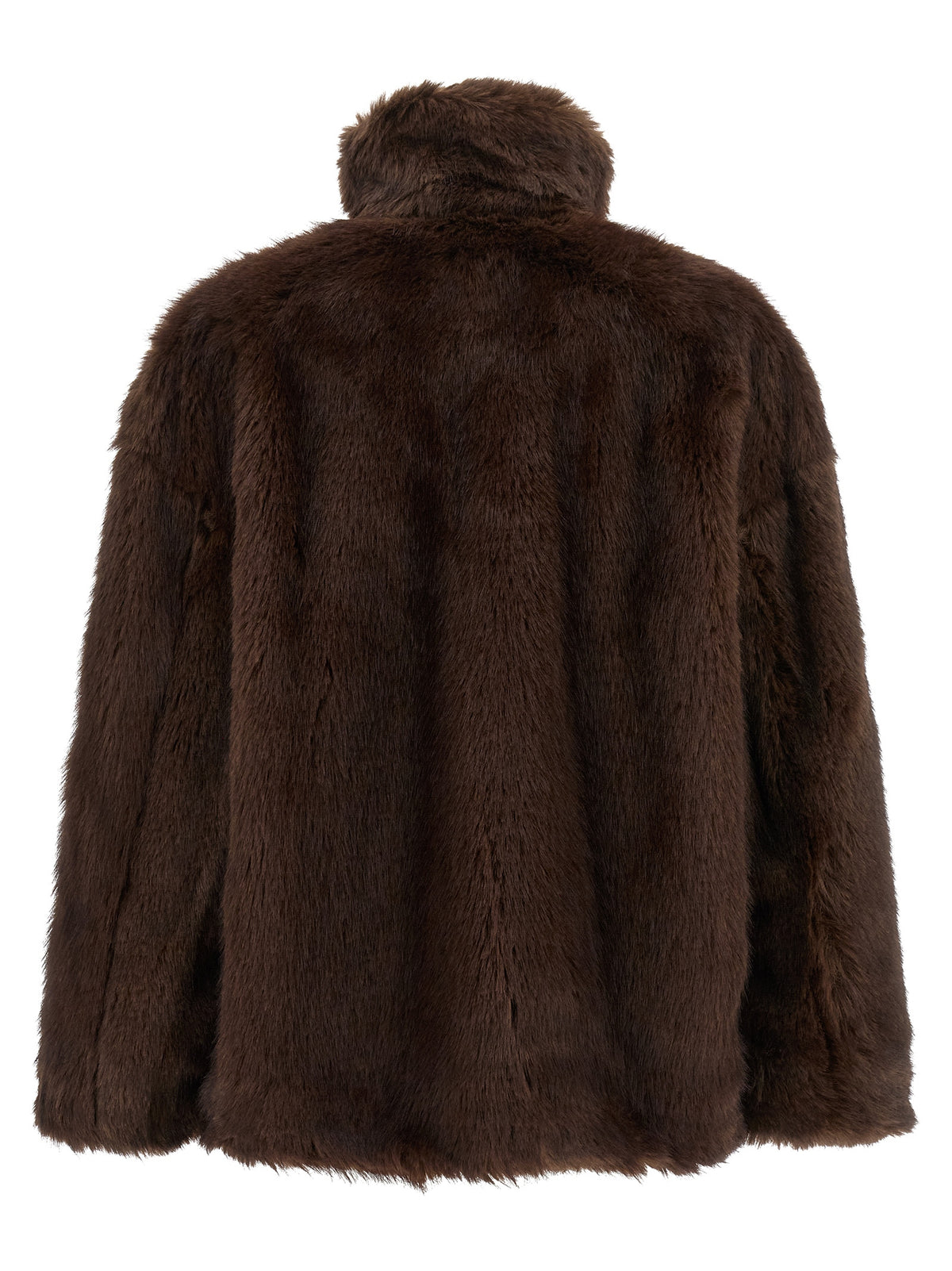 THELATEST Brown Polyester Coat