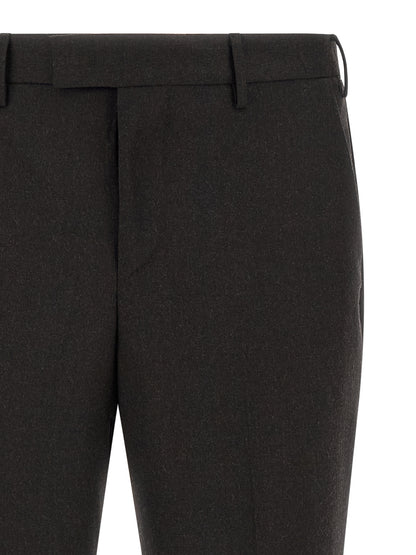 PT Torino Brown Virgin Wool Dress Pants