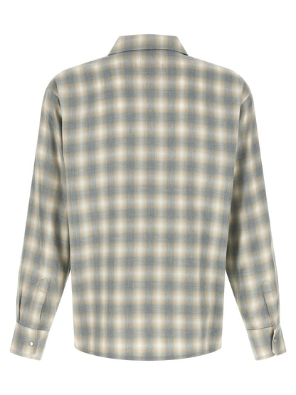 SECOND/LAYER Gray Cotton Blouse