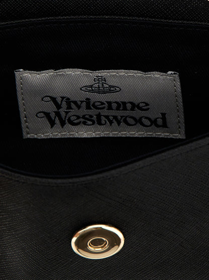 Vivienne Westwood Black Cowhide Shoulder Bag