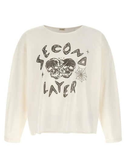 SECOND/LAYER White Cotton T-Shirt