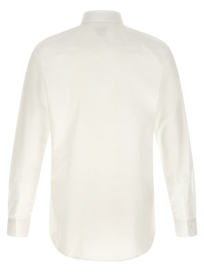 Burberry White Cotton Blouse