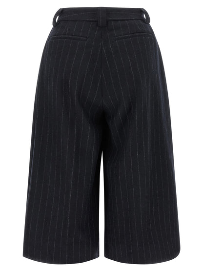 THELATEST Blue Polyamide Bermuda Shorts