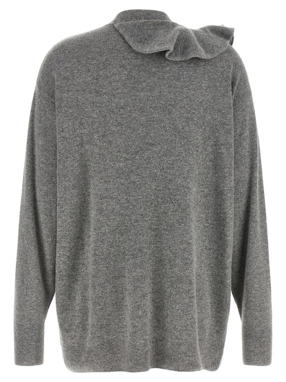 NUDE Gray Wool Cardigan