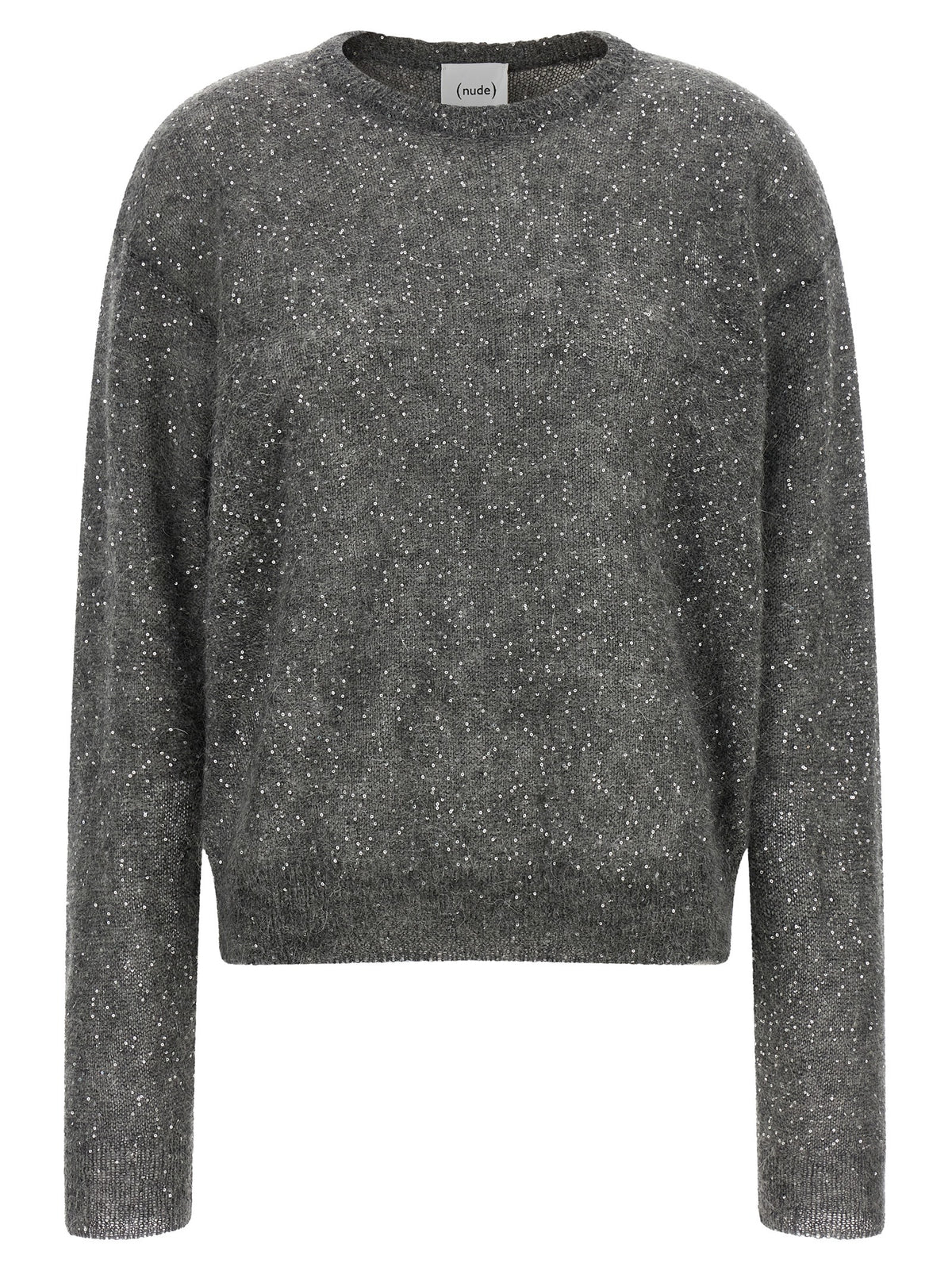 NUDE Gray Wool Cardigan