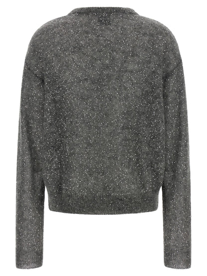 NUDE Gray Wool Cardigan