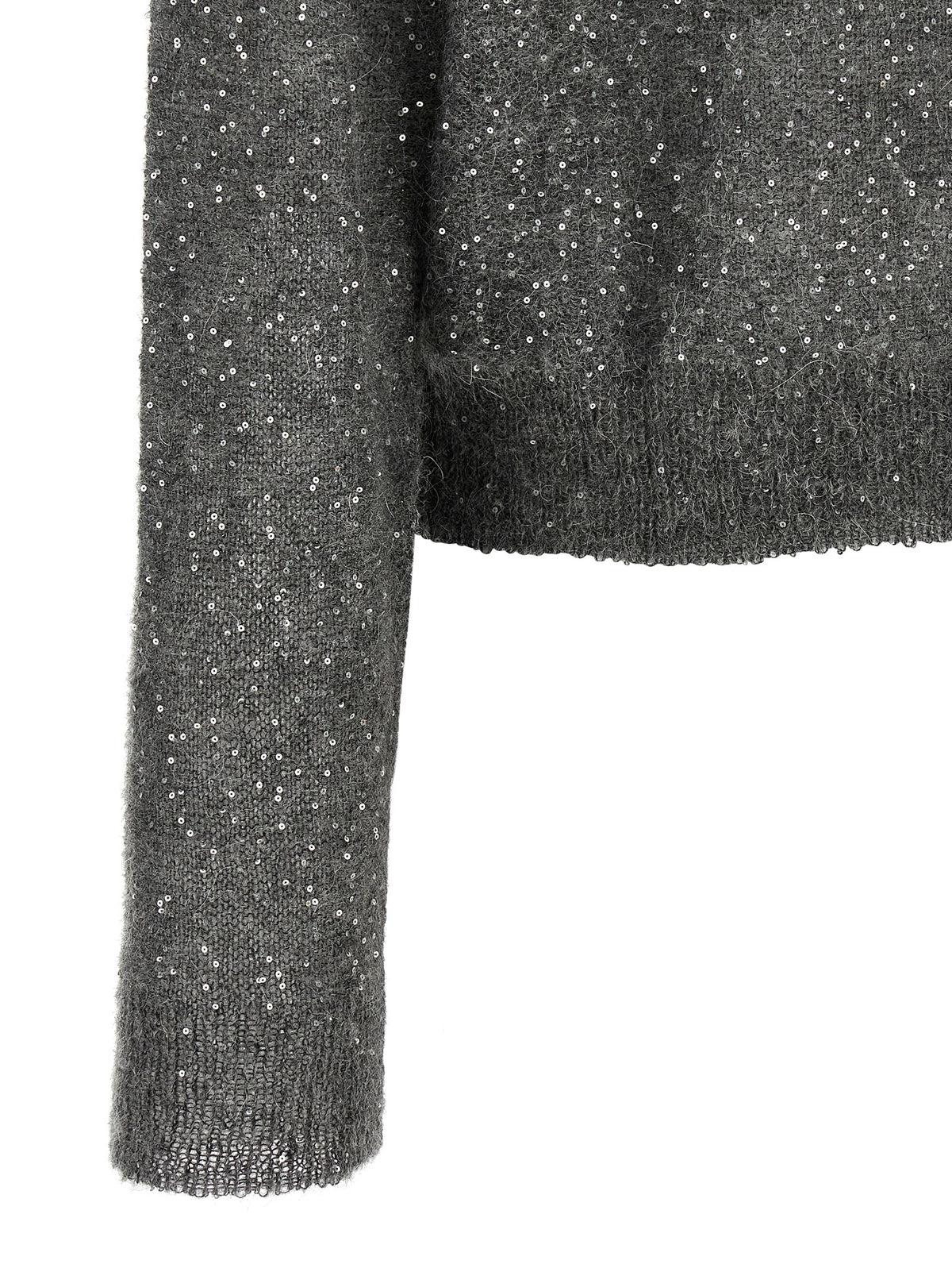NUDE Gray Wool Cardigan