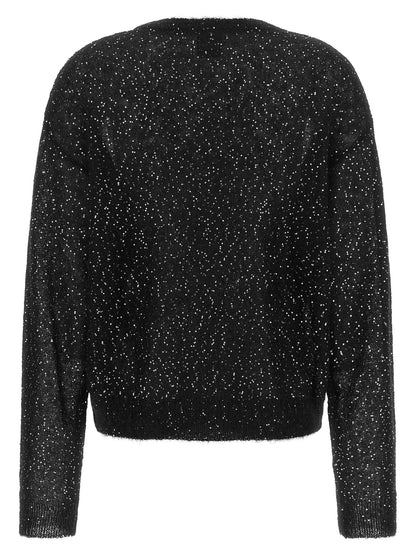 NUDE Black Wool Cardigan