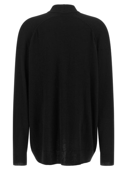 NUDE Black Wool Cardigan