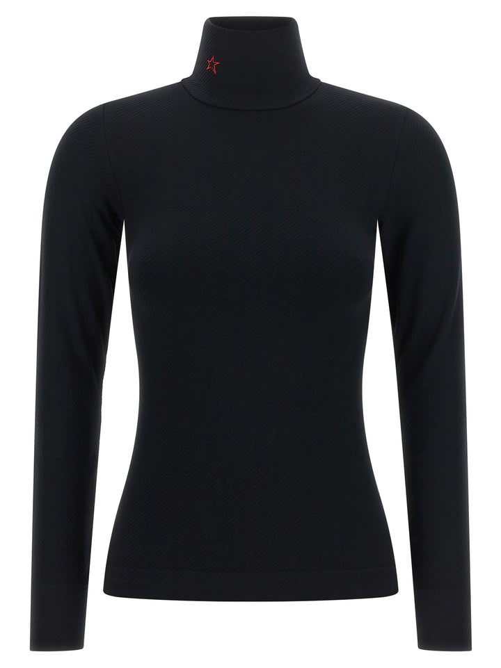PERFECT MOMENT Black Modal Long Sleeve T-Shirt