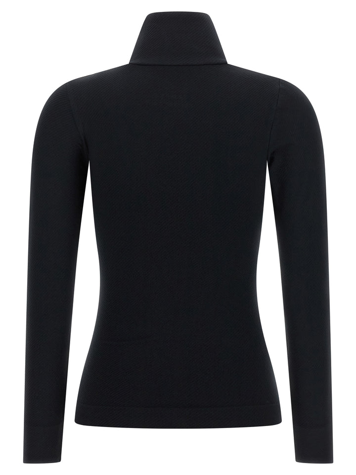 PERFECT MOMENT Black Modal Long Sleeve T-Shirt