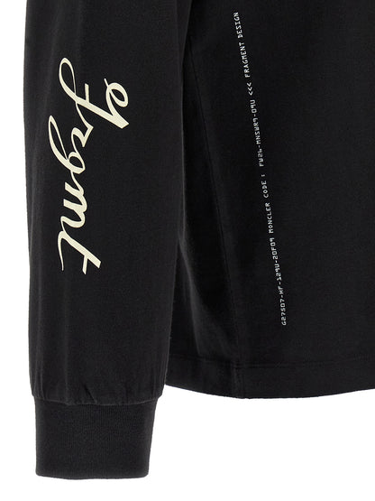MONCLER GENIUS Black Cotton T-Shirt