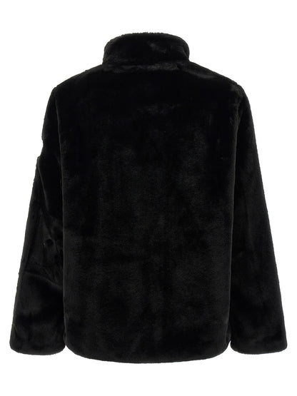 Tatras Black Polyester Full-Length Jacket