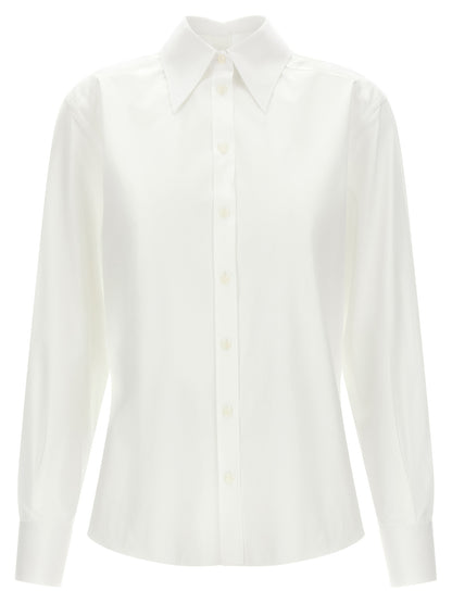Dolce & Gabbana White Cotton Blouse