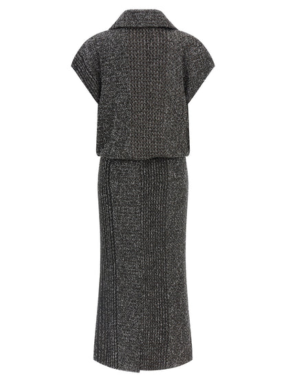 Missoni Gray Polyamide Midi Dress