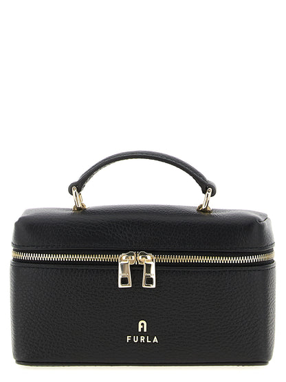 Furla Black Leather Handbag