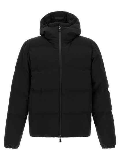 Herno Black Polyamide Full-Length Jacket