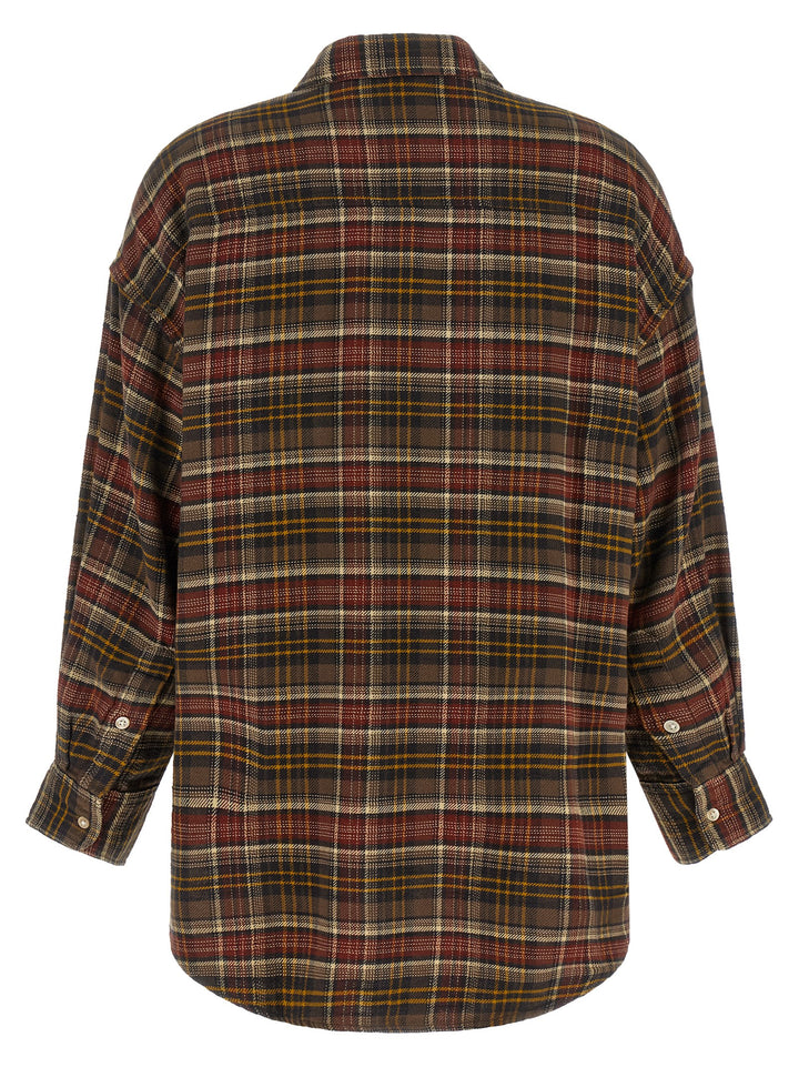 R13 Brown Cotton Blouse