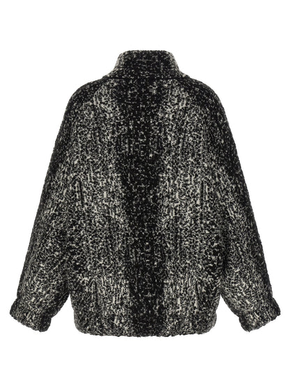 NUDE Bicolor Wool Bomber