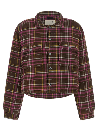 R13 Brown Cotton Shell Jacket