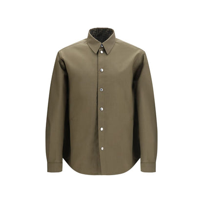 Fendi Bicolor Polyester Full-Length Jacket