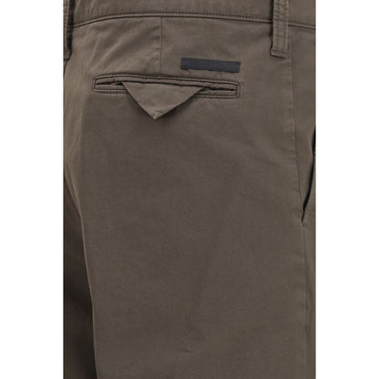 Prada Brown Cotton Cargo Pants