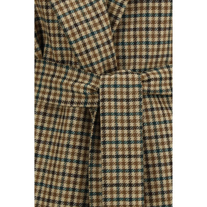 SA SU PHI Beige Wool Oves Aries Coat