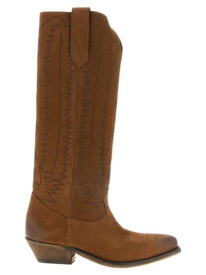 Golden Goose Brown Cowhide Chelsea Boots