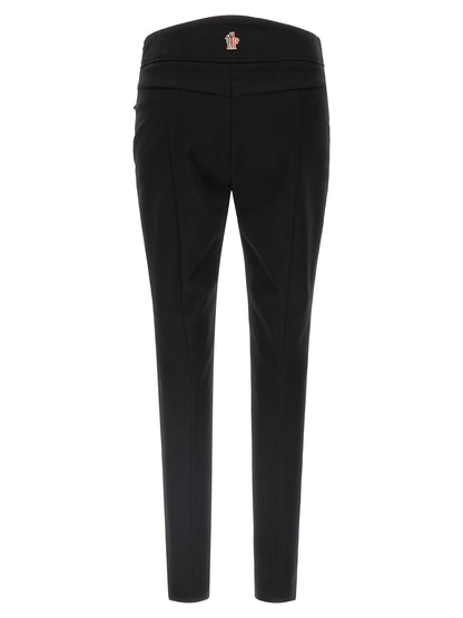 Moncler Grenoble Black Polyamide Athletic Pants