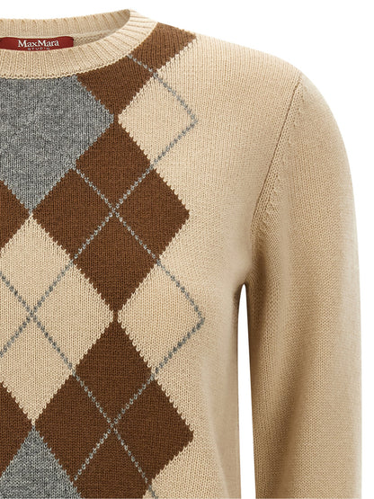 Max Mara Beige Wool Cardigan