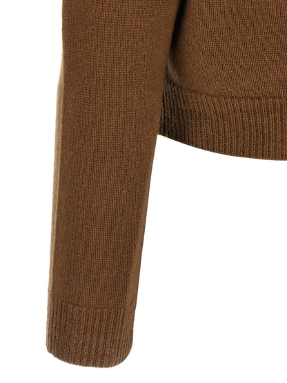 Max Mara Brown Wool Cardigan