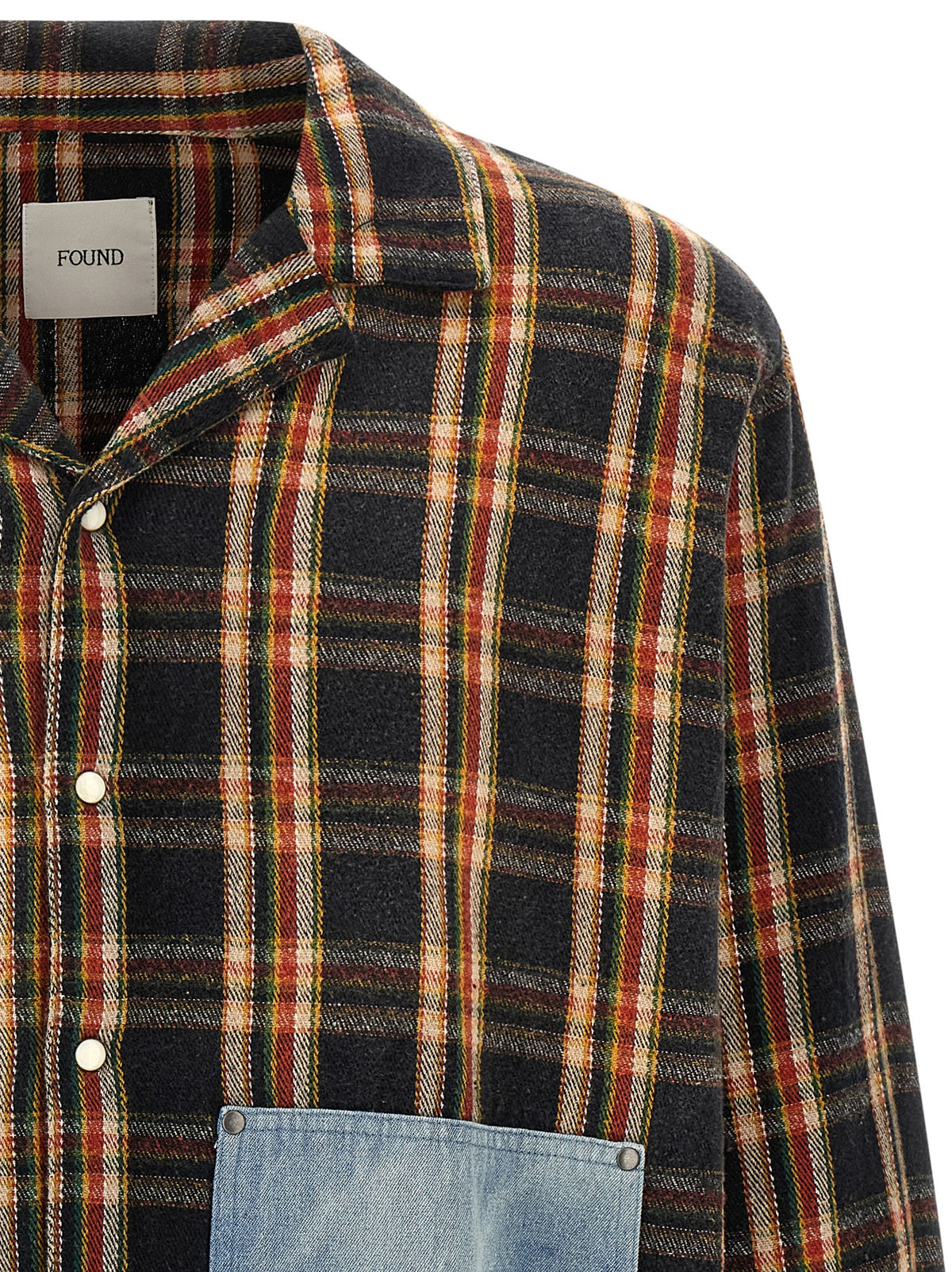FOUND Multicolor Cotton Blouse
