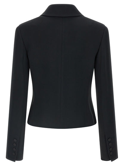 Ermanno Scervino Black Viscose Blazer
