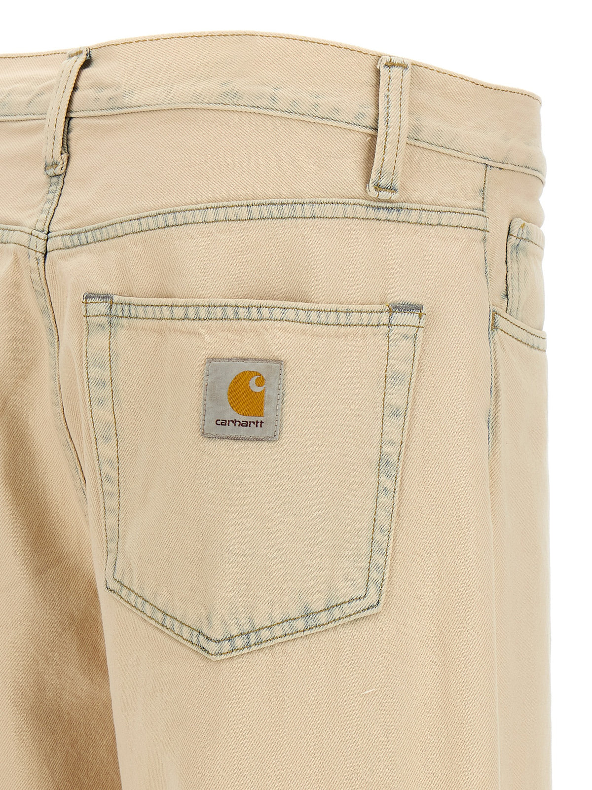Carhartt Wip Beige Cotton Straight-Leg Jeans