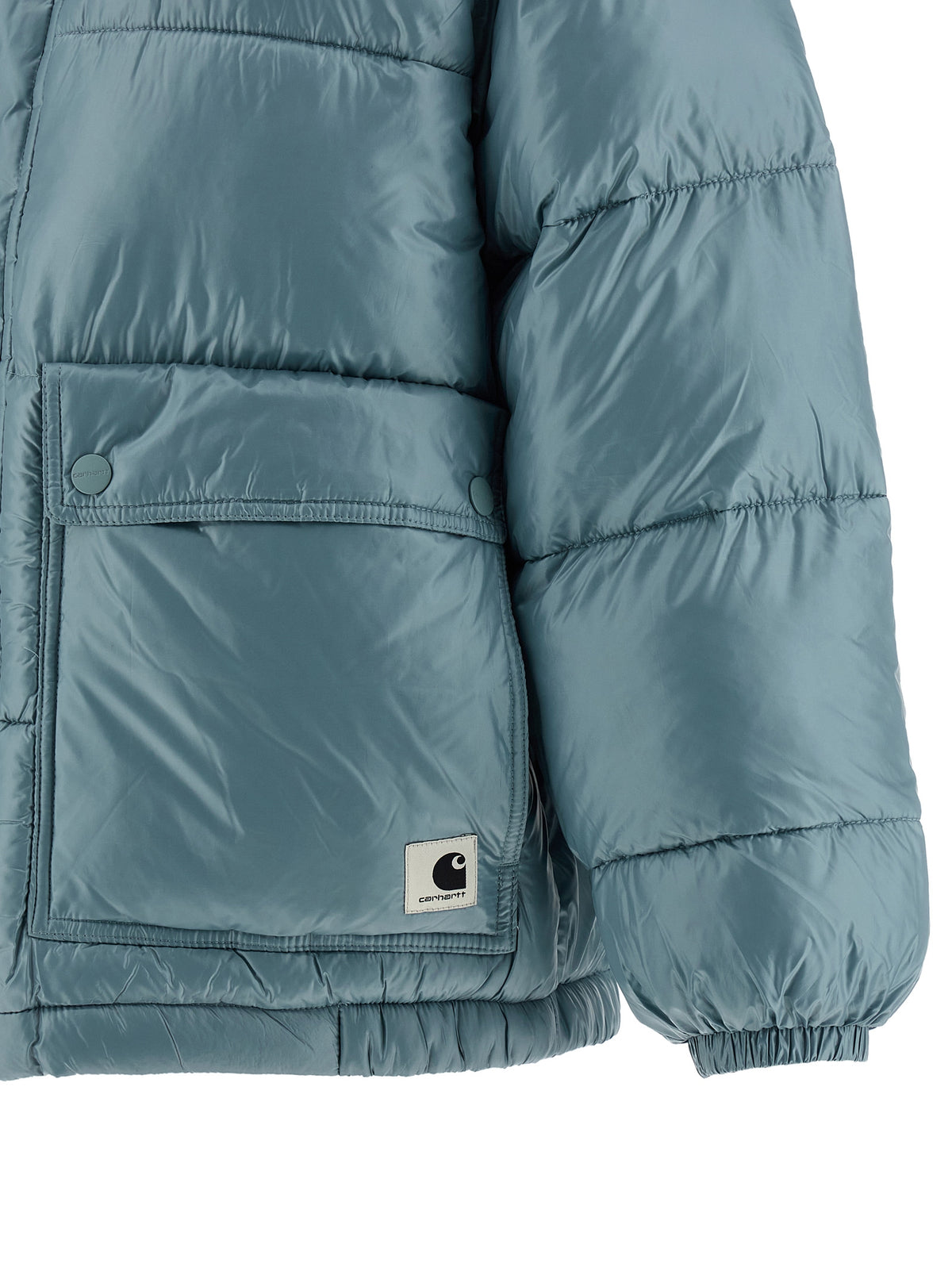 Carhartt Wip Blue Polyester Full-Length Jacket