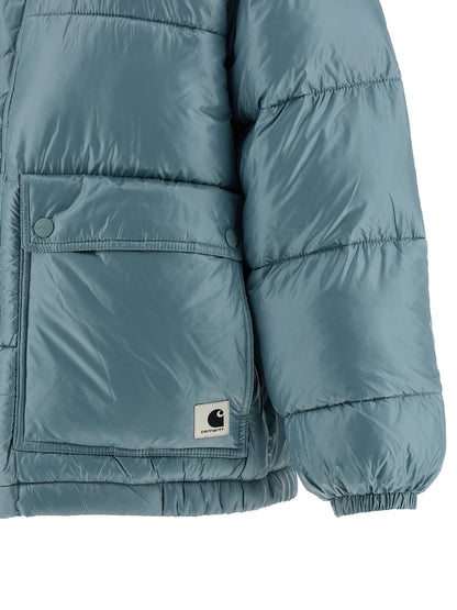 Carhartt Wip Blue Polyester Full-Length Jacket