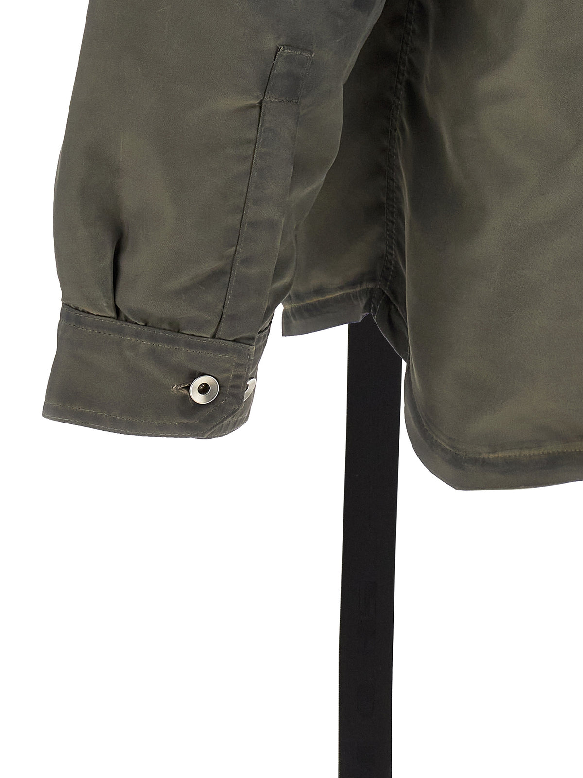 DRKSHDW Gray Nylon Full-Length Jacket