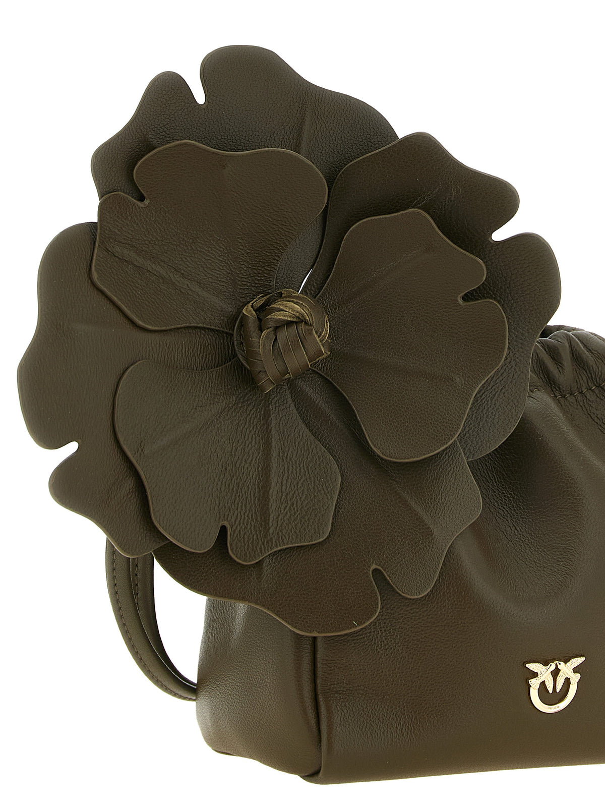PINKO Bicolor Lambskin Clutch Bag