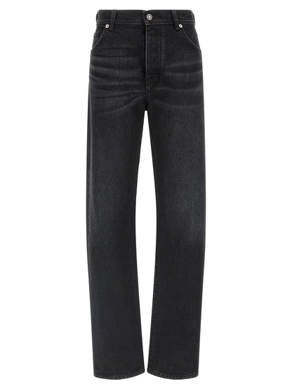 Fendi Black Cotton Jeans Denim