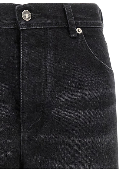 Fendi Black Cotton Jeans Denim