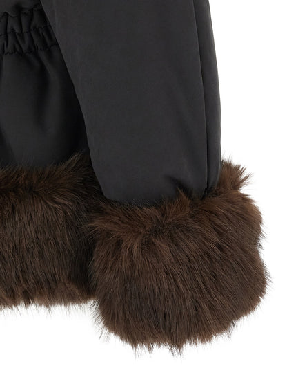The Andamane Black Polyester Full-Length Jacket