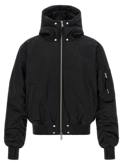Thom Krom Black Cotton Bomber
