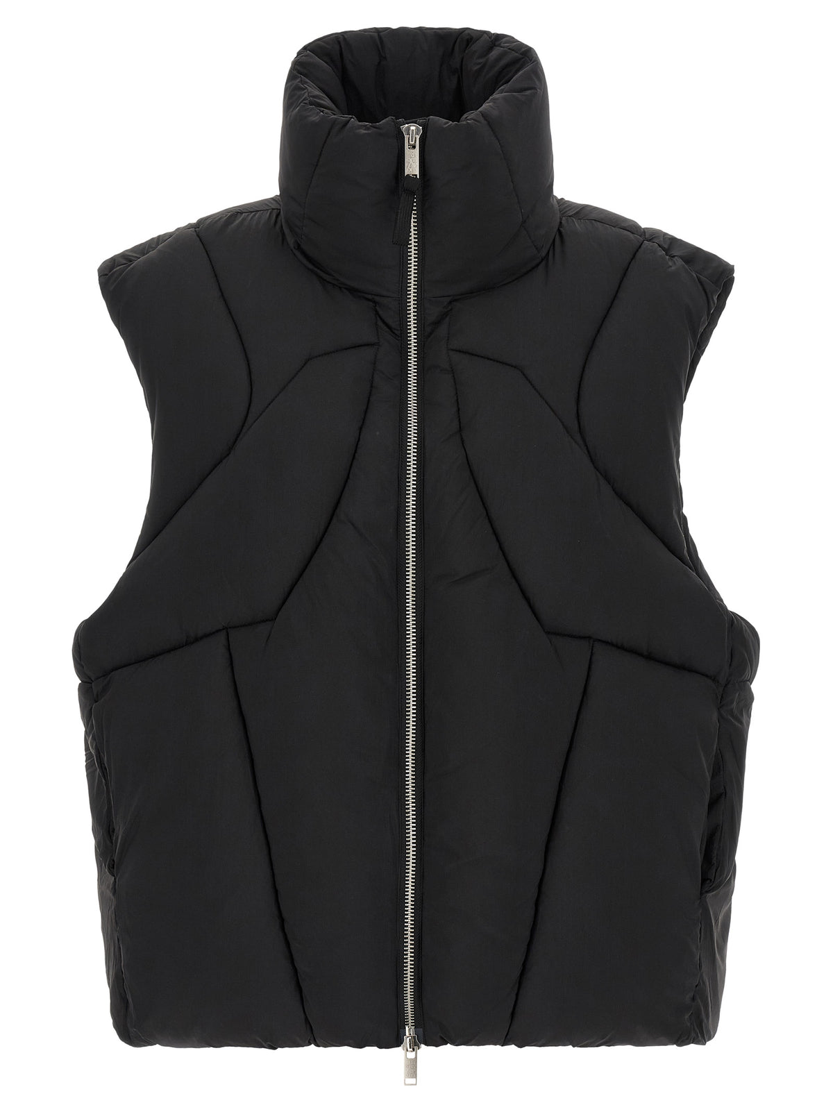 Thom Krom Black Nylon Sleeveless Jacket