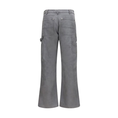 FOUND Gray Cotton Cargo Pants