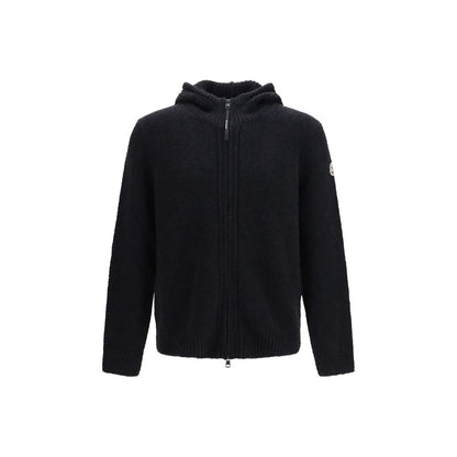 Moncler Black Wool Oves Aries Hoodie