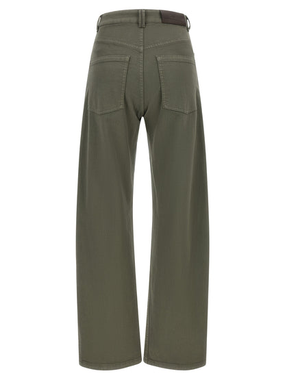 Brunello Cucinelli Bicolor Cotton Jeans Denim